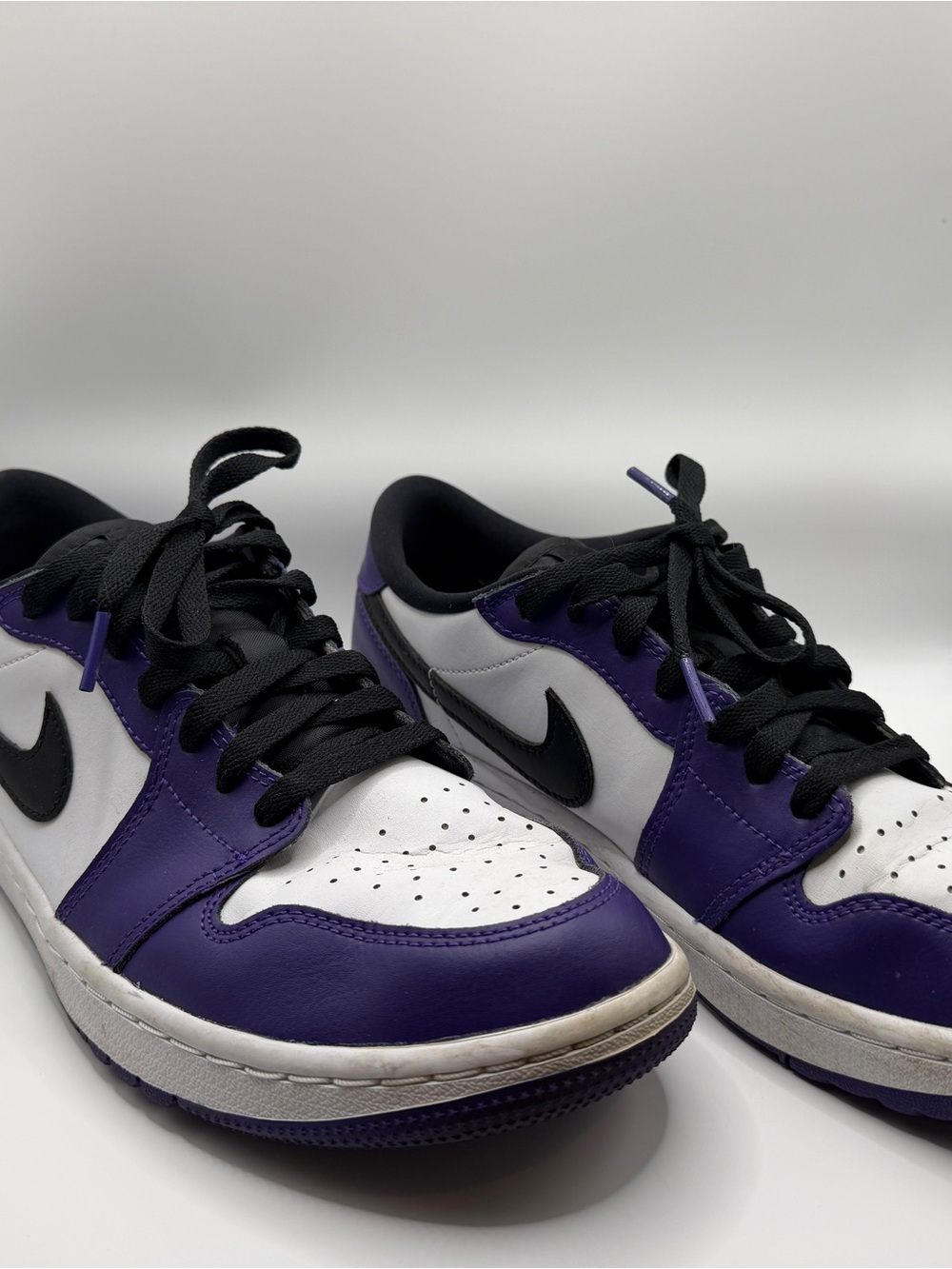 Nike Air Jordan 1 Low Golf Court Purple White Black Men’s 9.5 DD9315-105